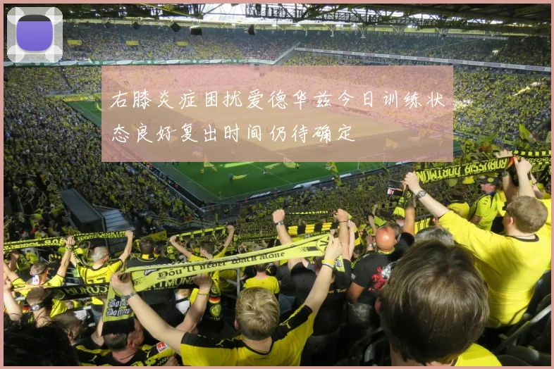 右膝炎症困扰爱德华兹今日训练状态良好复出时间仍待确定